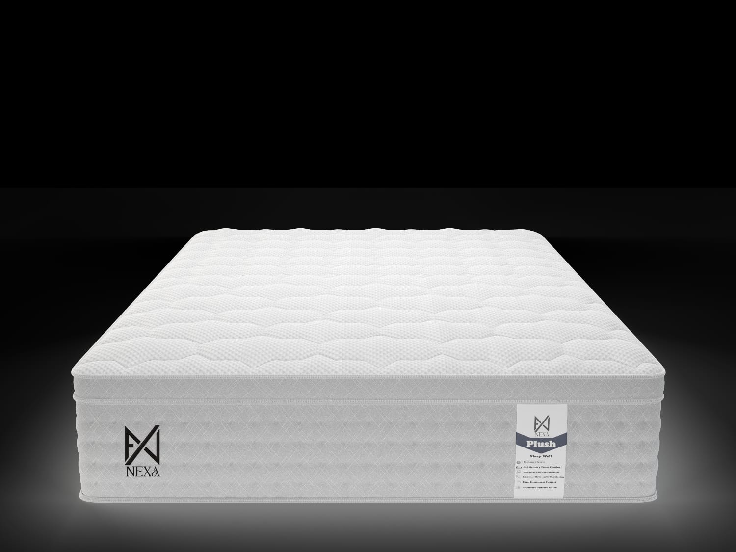 The Luxury Plush Nexus 2000 Pocket Spring Pillow Top - Plush